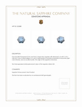 0.94 Ct. Blue Sapphire from Montana Appraisal