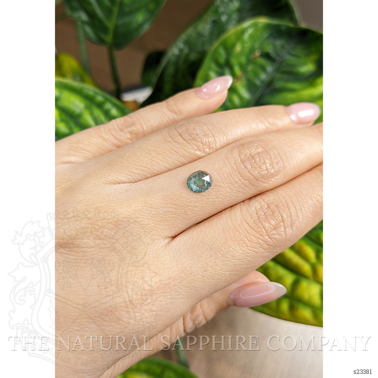 1.02 Ct. Greenish Blue Sapphire from Montana