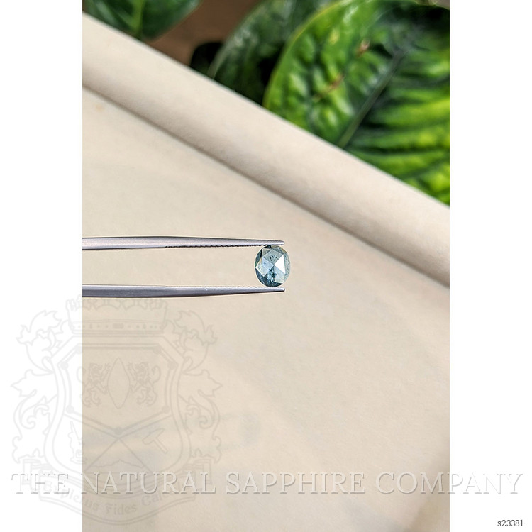 1.02 Ct. Greenish Blue Sapphire from Montana