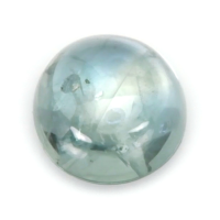 1.00 Ct. Bluish Green Cabochon Sapphire from Montana Video