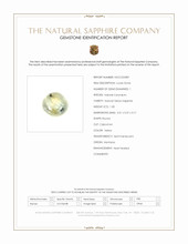 1.00 Ct. Yellow Cabochon Sapphire from Montana Scan Report