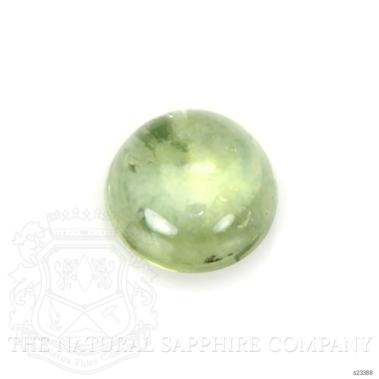 1.02 Ct. Green Cabochon Sapphire from Montana