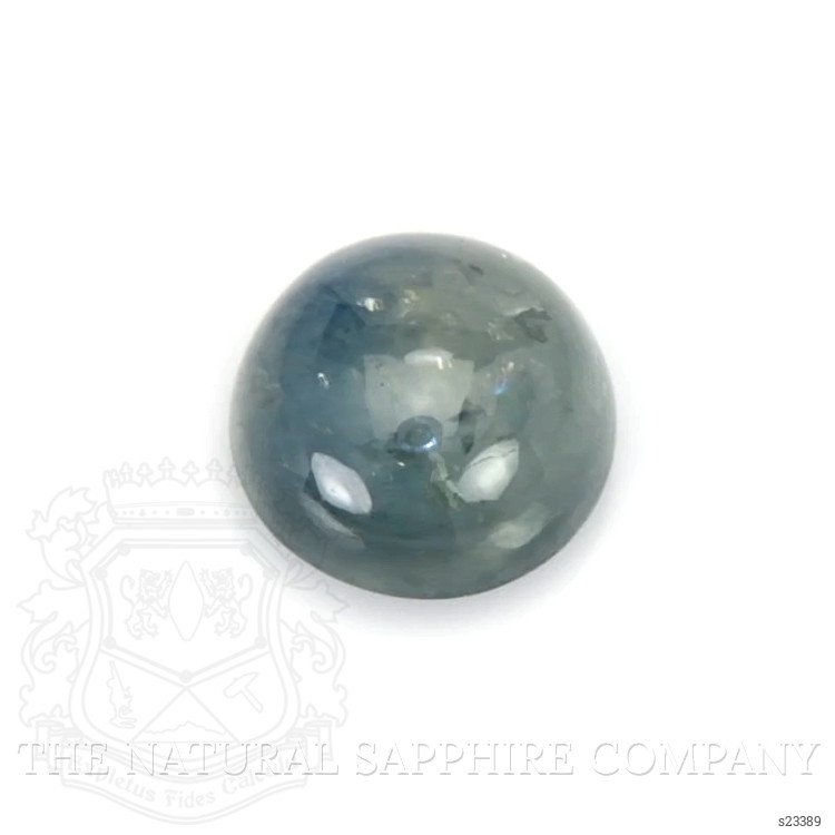 1.10 Ct. Greenish Blue Cabochon Sapphire from Montana
