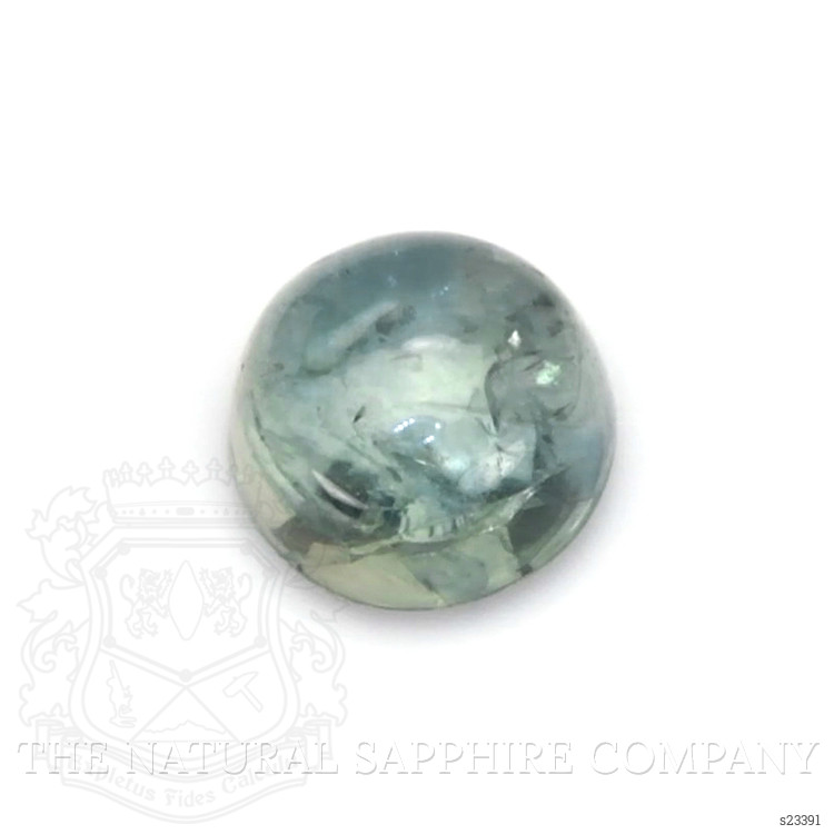 1.15 Ct. Bluish Green Cabochon Sapphire from Montana