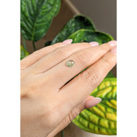 1.15 Ct. Green Cabochon Sapphire from Montana Life Style