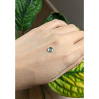 1.18 Ct. Bluish Grey Cabochon Sapphire from Montana Life Style