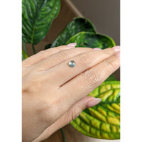 1.18 Ct. Bluish Grey Cabochon Sapphire from Montana Life Style