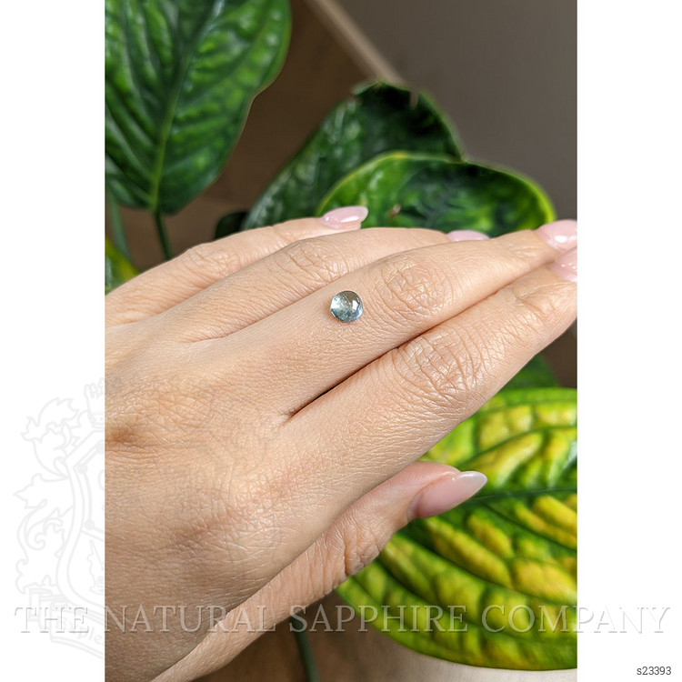 1.18 Ct. Bluish Grey Cabochon Sapphire from Montana