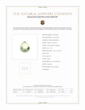 1.48 Ct. Green Cabochon Sapphire from Montana Scan Report