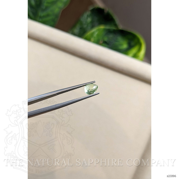 1.48 Ct. Yellowish Green Cabochon Sapphire from Montana