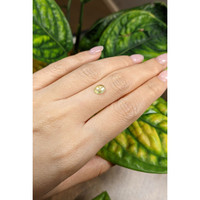 1.23 Ct. Yellow Cabochon Sapphire from Montana Life Style