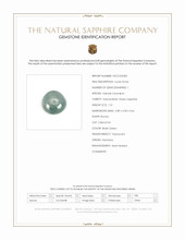 1.31 Ct. Bluish Green Cabochon Sapphire from Montana Scan Report