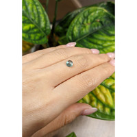 1.31 Ct. Bluish Green Cabochon Sapphire from Montana Life Style