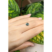 1.77 Ct. Bluish Green Cabochon Sapphire from Montana Life Style