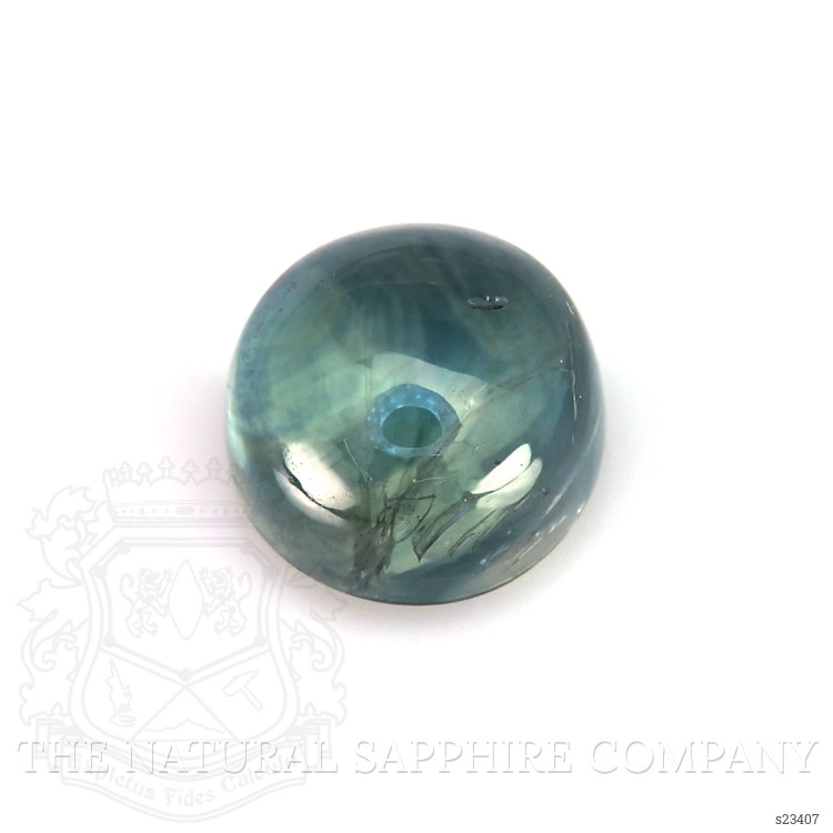1.83 Ct. Bluish Green Cabochon Sapphire from Montana