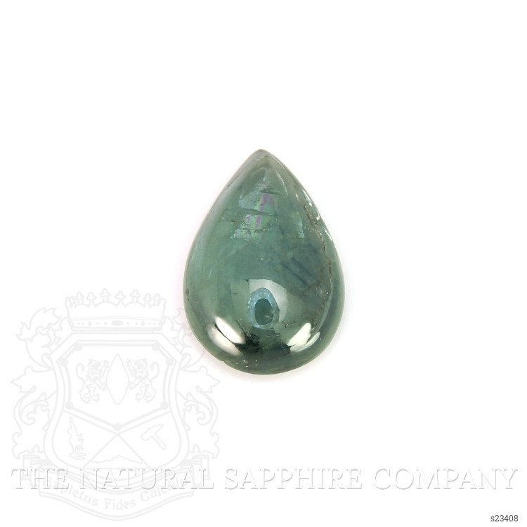 1.83 Ct. Bluish Green Cabochon Sapphire from Montana