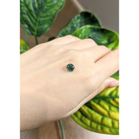 2.10 Ct. Bluish Green Cabochon Sapphire from Montana Life Style