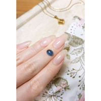 2.10 Ct. Blue Cabochon Sapphire from Montana Life Style