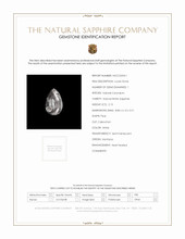 2.15 Ct. White Cabochon Sapphire from Montana Scan Report