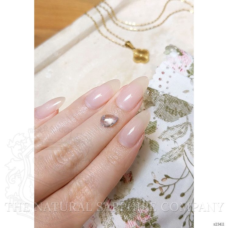 2.15 Ct. White Cabochon Sapphire from Montana