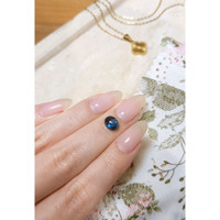 2.20 Ct. Blue Cabochon Sapphire from Montana Life Style