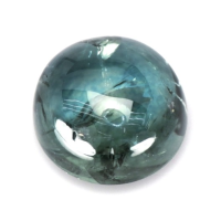 2.45 Ct. Bluish Green Cabochon Sapphire from Montana Video