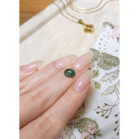 2.87 Ct. Bluish Green Cabochon Sapphire from Montana Life Style