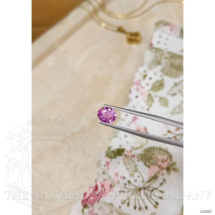 1.65 Ct. Purplish Pink Sapphire from Ceylon (Sri Lanka)