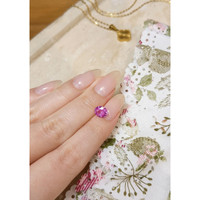 1.65 Ct. Purplish Pink Sapphire from Ceylon (Sri Lanka) Life Style
