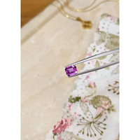 1.56 Ct. Purplish Pink Sapphire from Ceylon (Sri Lanka) Life Style