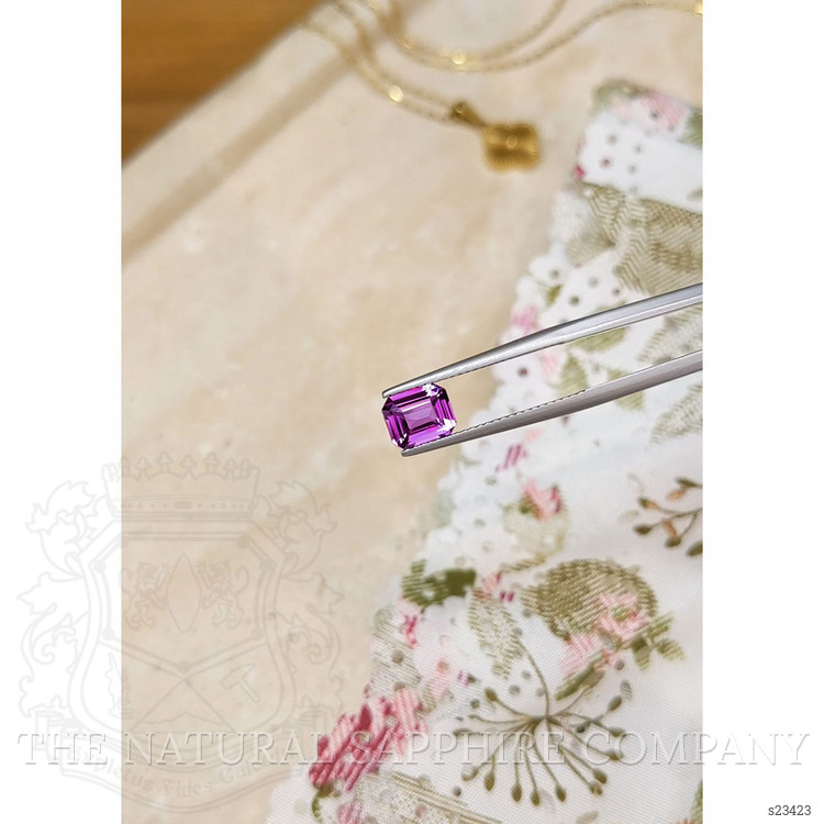 1.56 Ct. Purplish Pink Sapphire from Ceylon (Sri Lanka)