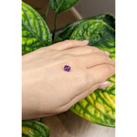 1.27 Ct. Pinkish Purple Sapphire from Madagascar Life Style