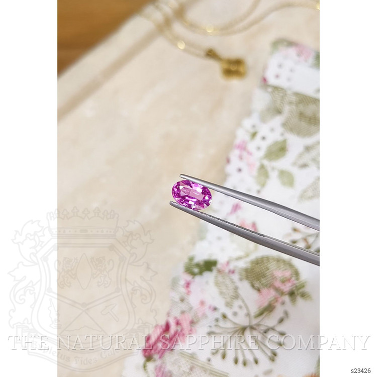 1.47 Ct. Purplish Pink Sapphire from Ceylon (Sri Lanka)