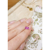 1.47 Ct. Purplish Pink Sapphire from Ceylon (Sri Lanka) Life Style