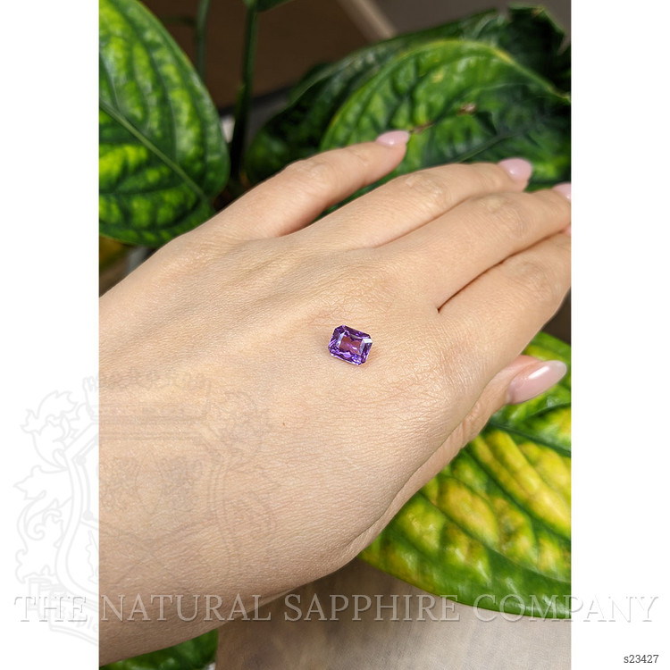 1.55 Ct. Purple Sapphire from Ceylon (Sri Lanka)