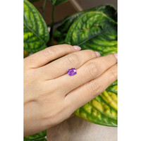 1.55 Ct. Purple Sapphire from Ceylon (Sri Lanka) Life Style