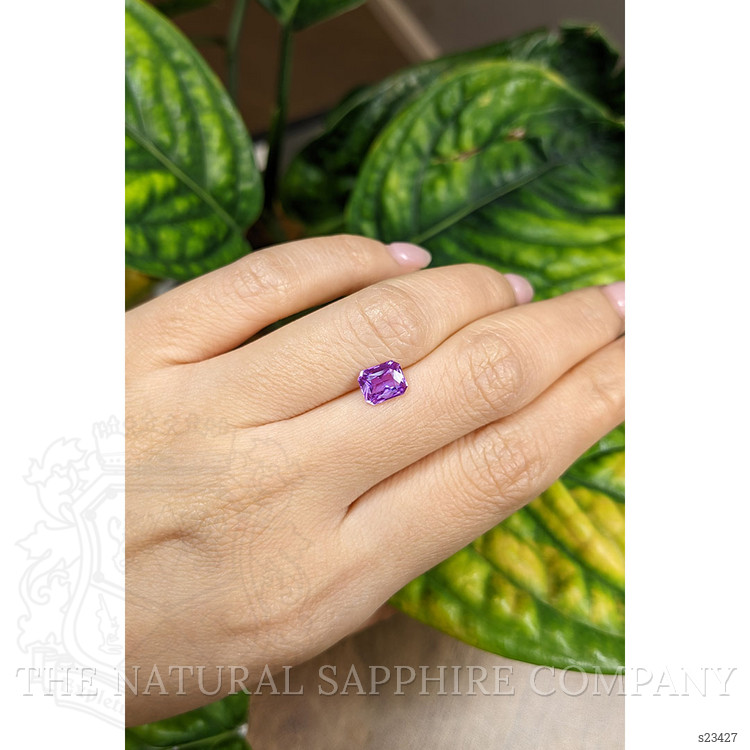 1.55 Ct. Purple Sapphire from Ceylon (Sri Lanka)