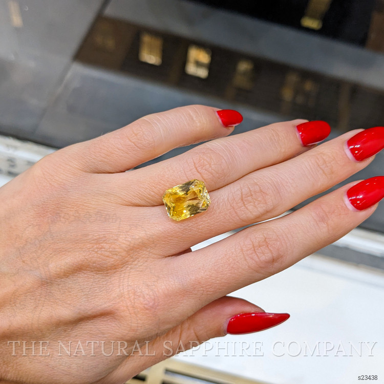 10.76 Ct. Yellow Sapphire from Ceylon (Sri Lanka)