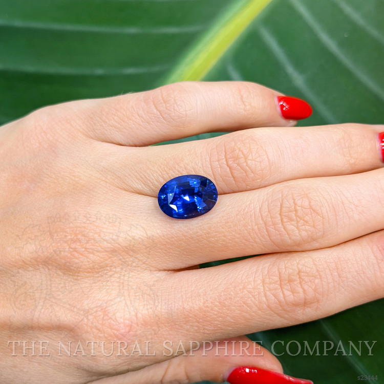 6.48 Ct. Blue Sapphire from Ceylon (Sri Lanka)