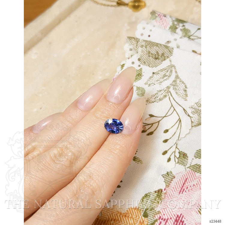 1.63 Ct. Purplish Blue Sapphire from Ceylon (Sri Lanka)