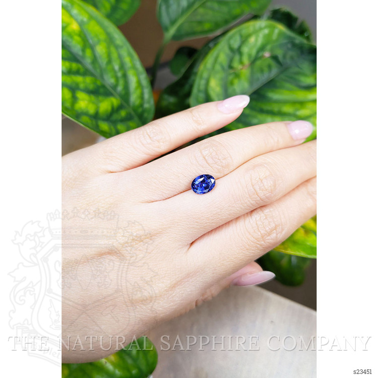 1.81 Ct. Blue Sapphire from Ceylon (Sri Lanka)