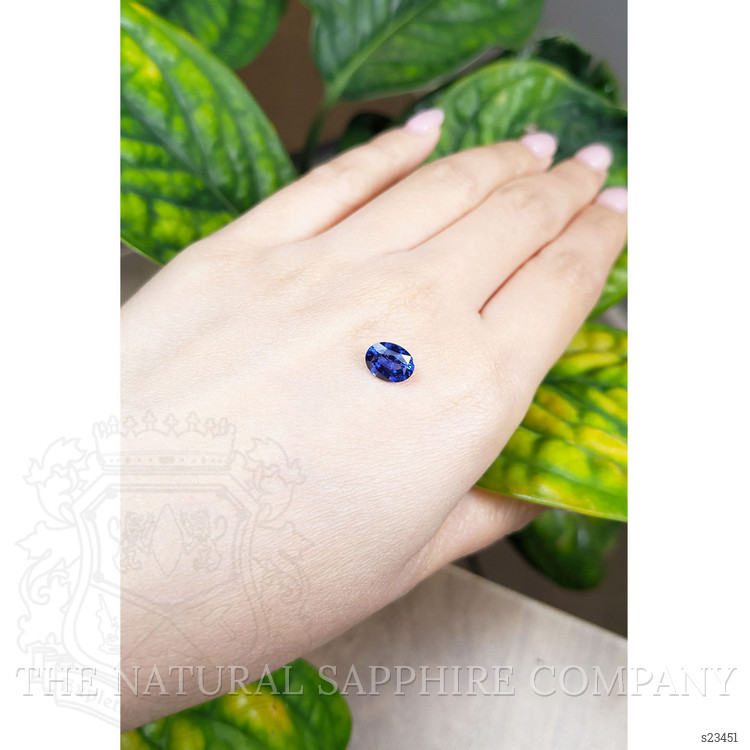 1.81 Ct. Blue Sapphire from Ceylon (Sri Lanka)