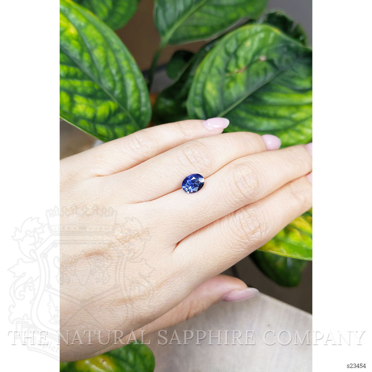 1.85 Ct. Blue Sapphire from Ceylon (Sri Lanka)