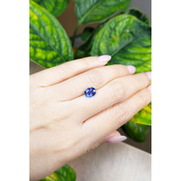 1.87 Ct. Blue Sapphire from Ceylon (Sri Lanka) Life Style