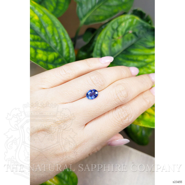 1.87 Ct. Blue Sapphire from Ceylon (Sri Lanka)