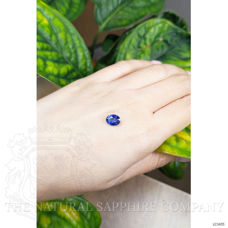 1.87 Ct. Blue Sapphire from Ceylon (Sri Lanka)