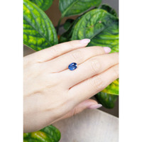 1.95 Ct. Blue Sapphire from Ceylon (Sri Lanka) Life Style
