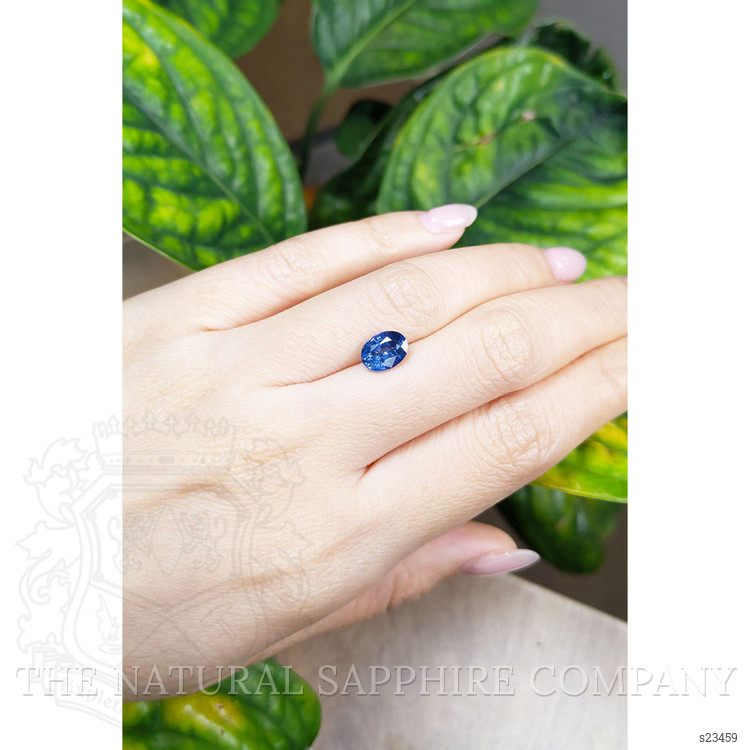 1.95 Ct. Blue Sapphire from Ceylon (Sri Lanka)