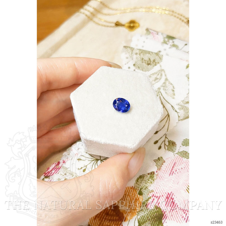 2.28 Ct. Blue Sapphire from Ceylon (Sri Lanka)