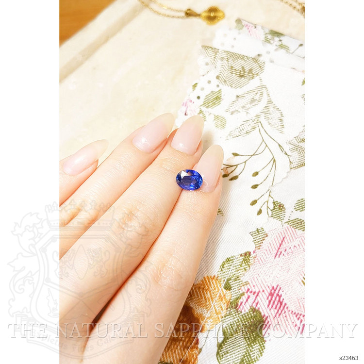 2.28 Ct. Blue Sapphire from Ceylon (Sri Lanka)
